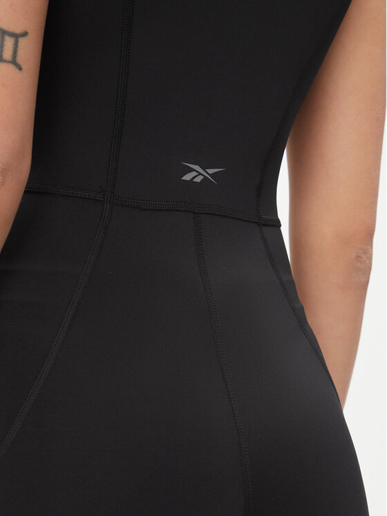 Reebok Reebok Ολόσωμη φόρμα Lux Bold IL4606 Μαύρο Tight Fit