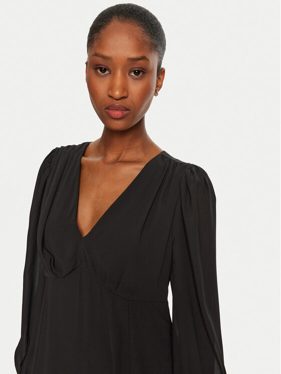 Rinascimento Rinascimento Kokteilinė suknelė CFC0120500003 Juoda Regular Fit
