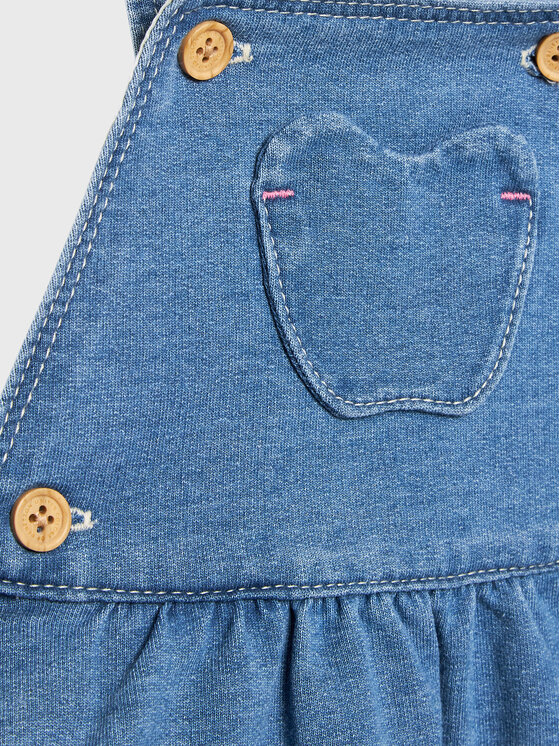 United Colors Of Benetton United Colors Of Benetton Jeans obleka 4BAYAT00I Modra Regular Fit