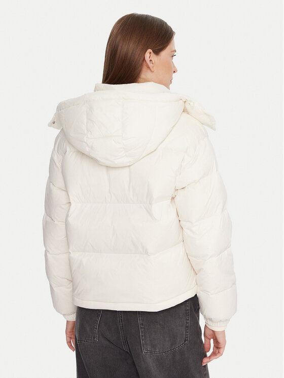 Calvin Klein Jeans Calvin Klein Jeans Пухено яке Essential LV047D501G Екрю Relaxed Fit