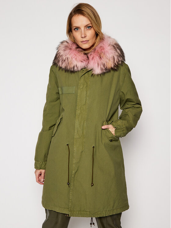 Mr & Mrs Italy Mr & Mrs Italy Parka 192PK1001S Roheline Regular Fit