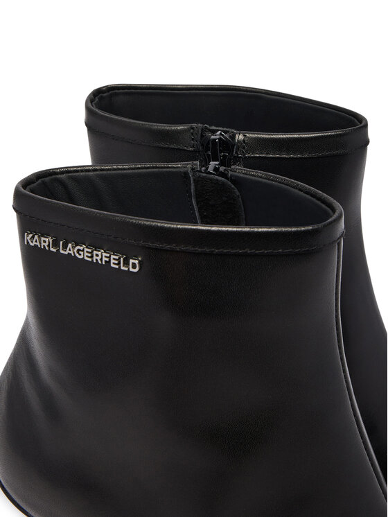 KARL LAGERFELD KARL LAGERFELD Μποτάκια Karmel KL33635 Μαύρο