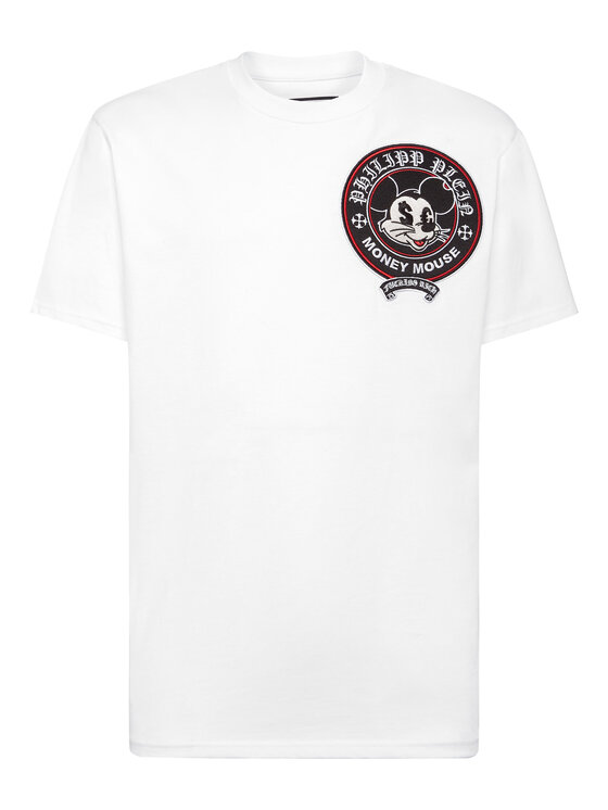 PHILIPP PLEIN PHILIPP PLEIN T-Shirt 23507 Biały Regular Fit