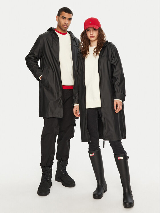 Hunter Hunter Kurtka przeciwdeszczowa Andrea HARU0002242 Czarny Regular Fit