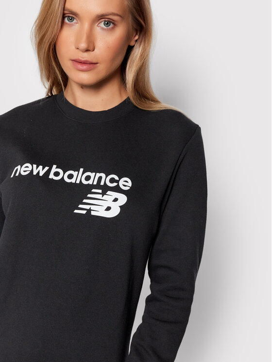 New Balance New Balance Bluza Classic Core Fleece WT03811 Czarny Relaxed Fit