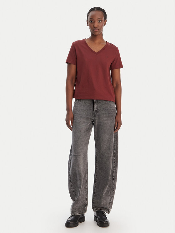 Calvin Klein Jeans Calvin Klein Jeans Тишърт LV047B205G Кафяв Relaxed Fit