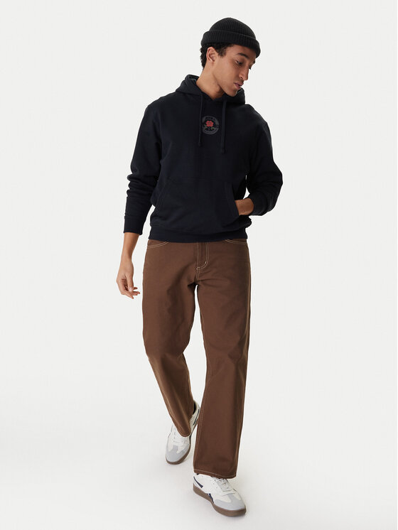 RVCA RVCA Світшот Roses Poster EVYSF00135 Чорний Regular Fit