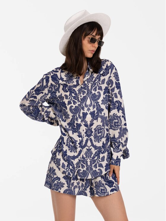 MANDRAGORA MANDRAGORA Blusa Daya Blu Regular Fit