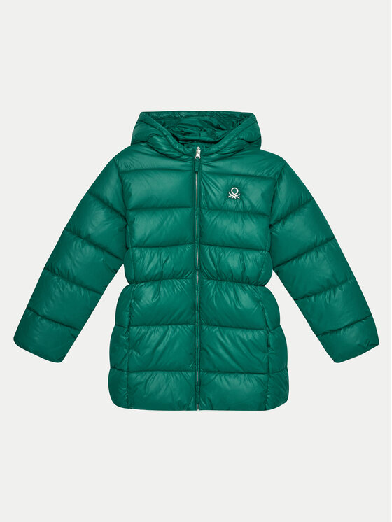 United Colors Of Benetton United Colors Of Benetton Télikabát 2NQRCN050 Zöld Slim Fit