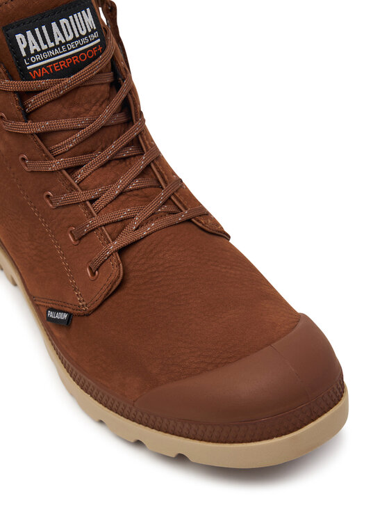Palladium Palladium Pohodni čevlji Pampa Lite+ Zip Wp+ 79577-210-M Rjava
