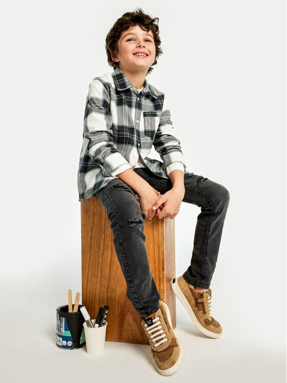 Mayoral Mayoral Marškiniai 7111 Pilka Regular Fit