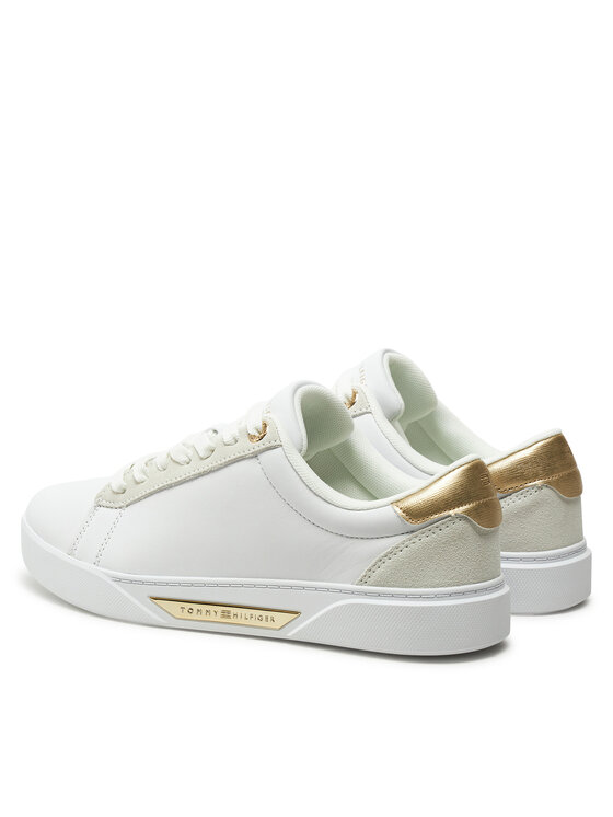 Tommy Hilfiger Tommy Hilfiger Sneakersy Chic Court Sneaker FW0FW08382 Biały