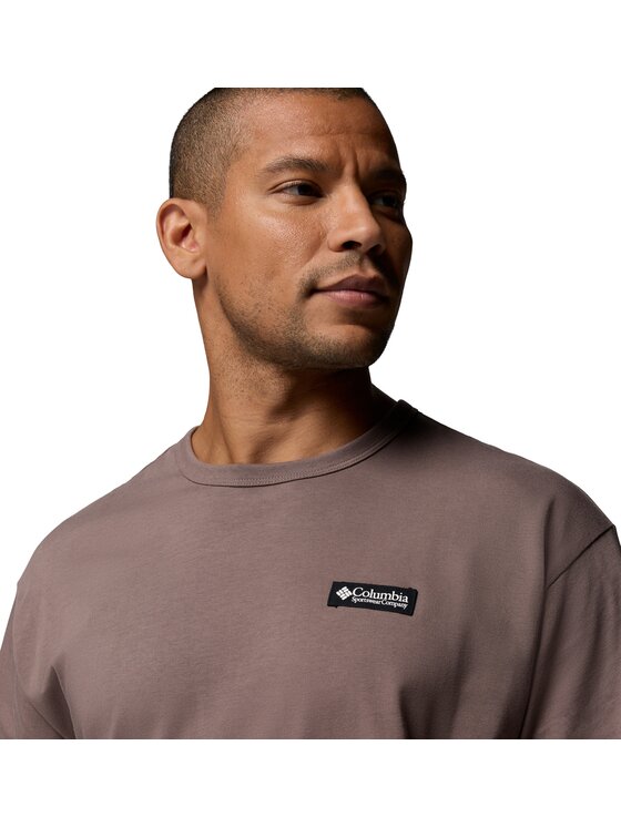 Columbia Columbia T-Shirt 215504 Brązowy Regular Fit