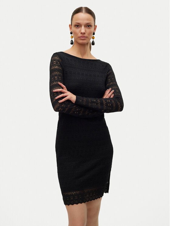 Vero Moda Vero Moda Φόρεμα κοκτέιλ Zoe 10315445 Μαύρο Slim Fit