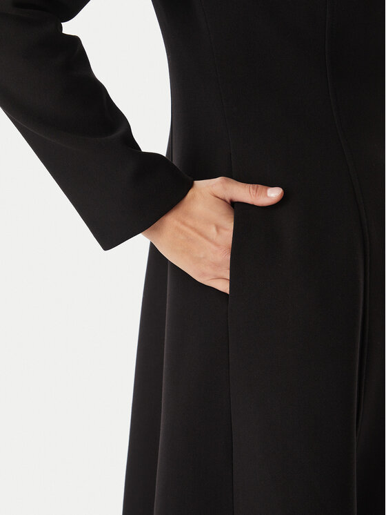 Rinascimento Rinascimento Kabát pro přechodné období CFC0127999003 Černá Slim Fit