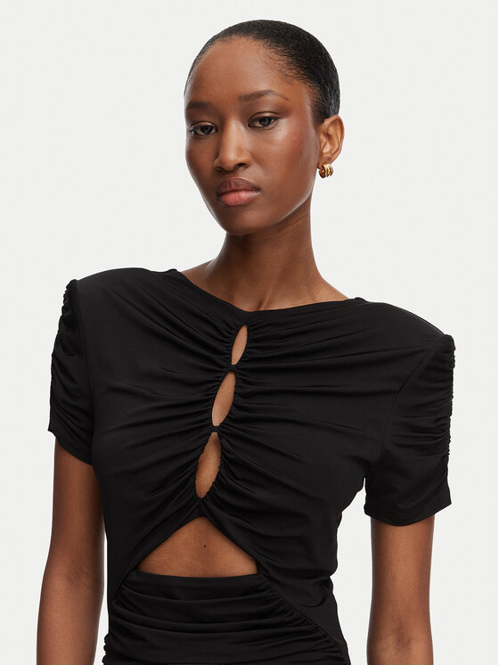 Babylon Babylon Abendkleid MF0200 Schwarz Slim Fit