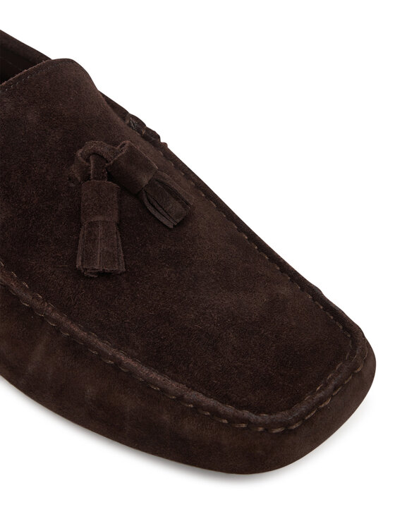 Calvin Klein Calvin Klein Мокасини Driver Tassels Su HM0HM02028 Кафяв