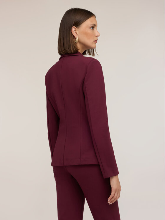 Motivi Motivi Giacca da abito Q134Q001175N036 Bordeaux Slim Fit