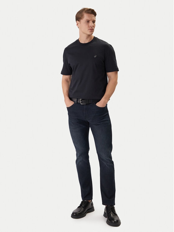 BOSS BOSS Džínsy P-Delaware 50555207 Tmavomodrá Regular Fit