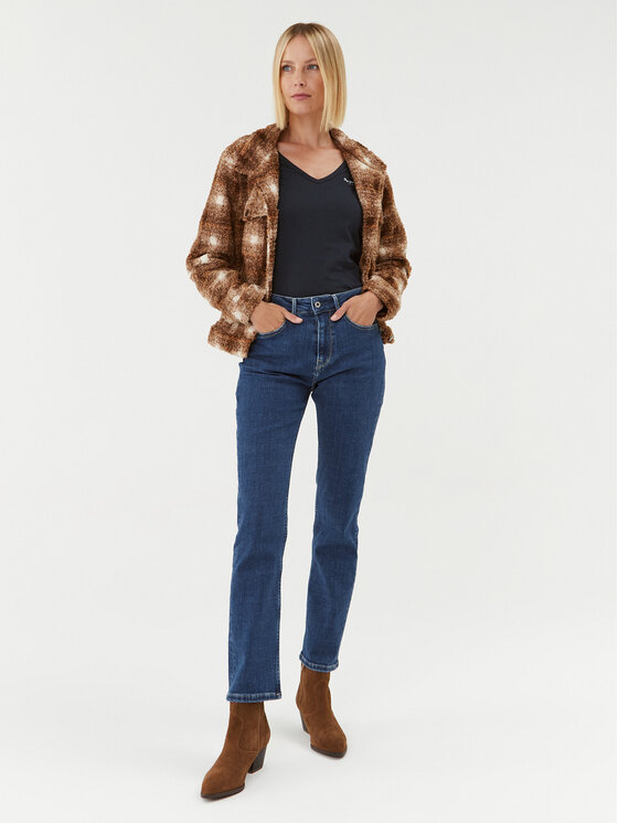 Pepe Jeans Pepe Jeans Bluse Corine PL505306 Dunkelblau Regular Fit