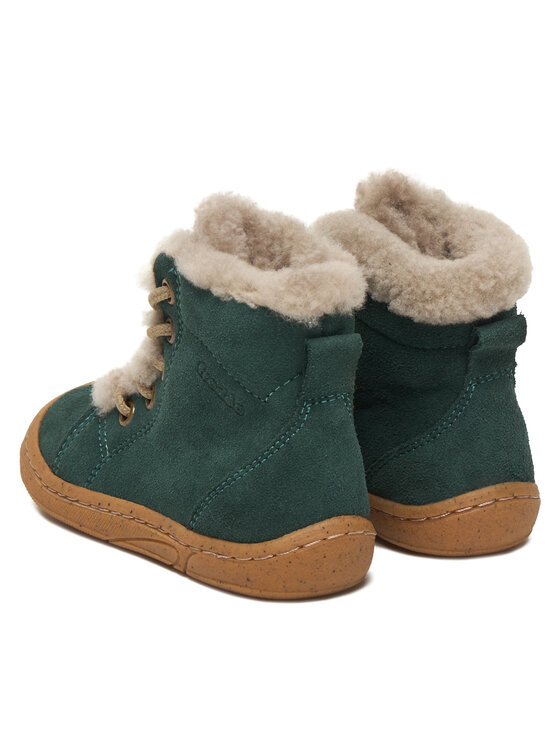 Froddo Froddo Kotníková obuv Minni Suede Laces G2110140-5 S Tyrkysová