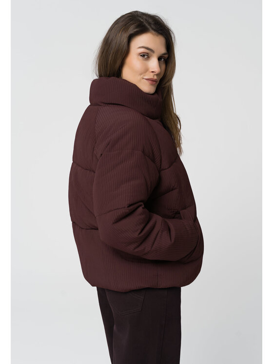 Volcano Volcano Kurtka zimowa J-LUMIRA Fioletowy Regular Fit