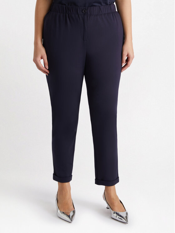 Fiorella Rubino Fiorella Rubino Pantaloni di tessuto P806L102287N034 Blu Regular Fit