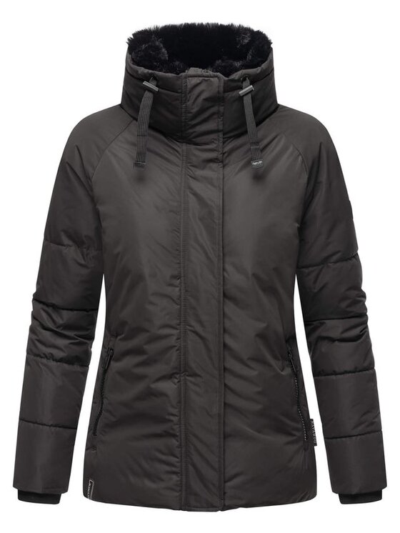 Navahoo Navahoo Kurtka zimowa Frostii Czarny Casual Fit