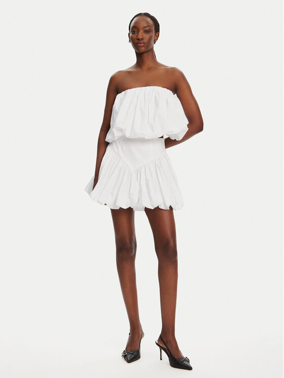 BARDOT BARDOT Minigonna Lissett Poplin 59796SB Bianco Regular Fit