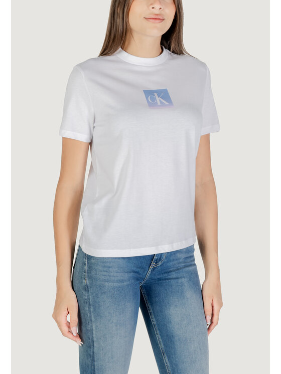 Calvin Klein Jeans Calvin Klein Jeans T-shirt SS CLASSIC FIT TEE Bianco Classic Fit