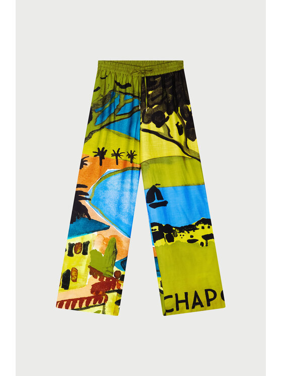 Fabienne Chapot Fabienne Chapot Spodnie materiałowe 6128-1802-99 Żółty Regular Fit