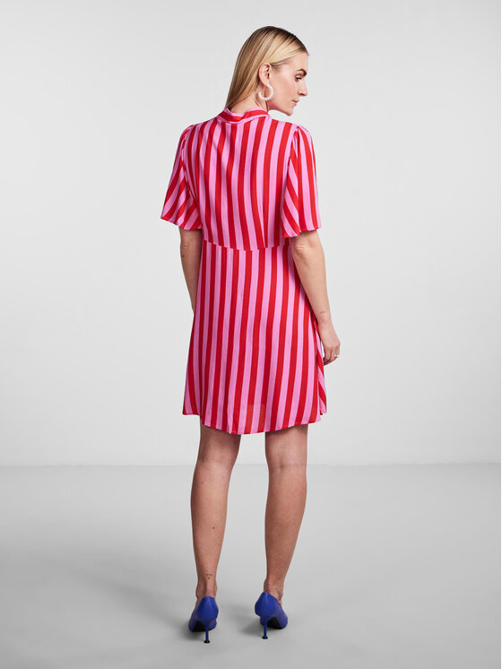 YAS YAS Srajčna obleka Savanna 26029347 Vijolična Regular Fit
