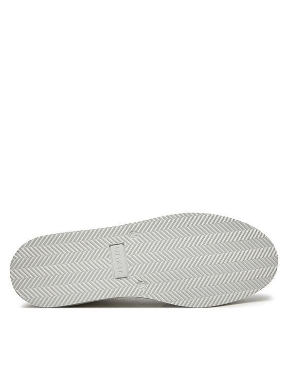 Tommy Hilfiger Tommy Hilfiger Sneakers Premium Corporate Lth Mix FM0FM05244 Bianco