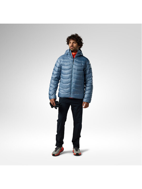 Rossignol Rossignol Kurtka puchowa M Verok Down Hoodie Jacket Niebieski Regular Fit
