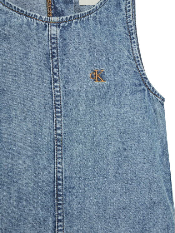 Calvin Klein Jeans Calvin Klein Jeans Džínové šaty LVCKSJH10G Modrá Regular Fit