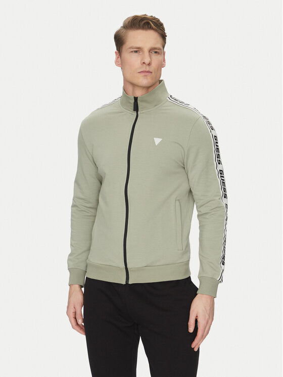 Guess Guess Μπλούζα Z2YQ12 K6ZS1 Πράσινο Regular Fit