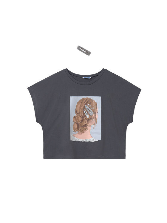 Mayoral Mayoral T-shirt 6021 Siva Relaxed Fit