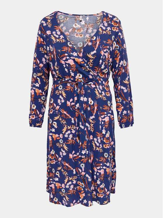ONLY Carmakoma ONLY Carmakoma Ежедневна рокля 15284918 Син Regular Fit