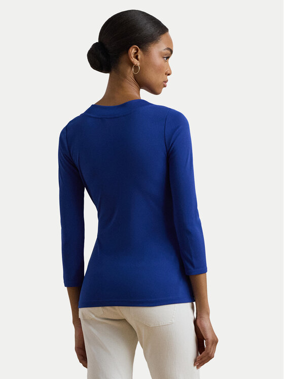 LAUREN RALPH LAUREN LAUREN RALPH LAUREN Bluzka 200889081020 Niebieski Slim Fit