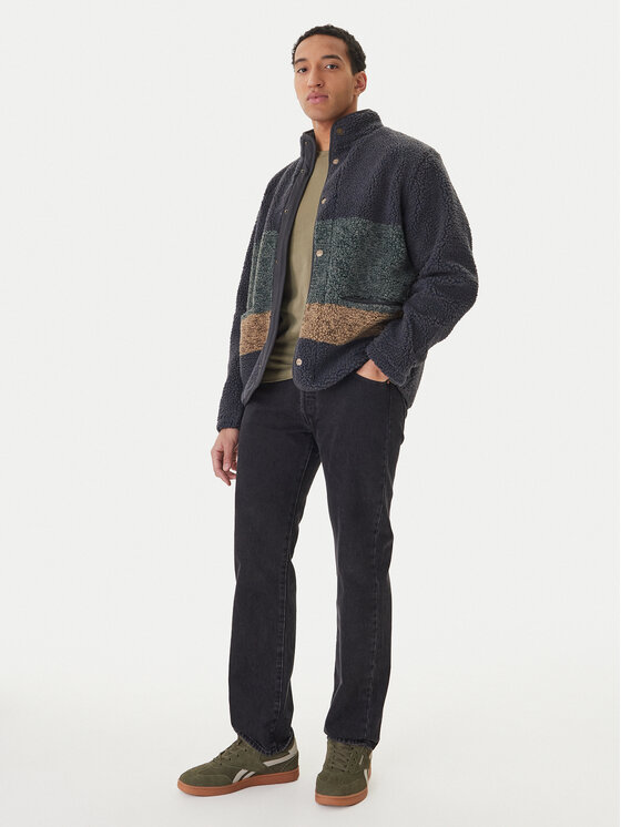 RVCA RVCA Πουκαμισοτζάκετ EVYFT00108 Σκούρο μπλε Regular Fit