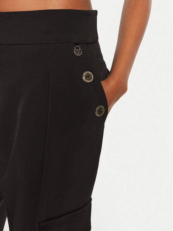 LOLA CASADEMUNT lola_casademunt Riidest püksid LF2414010 00N Must Regular Fit