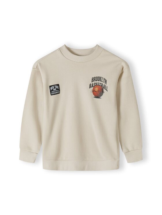 Bluza MINOTI, Rozmiar 158/164, Biały, 23fleece65