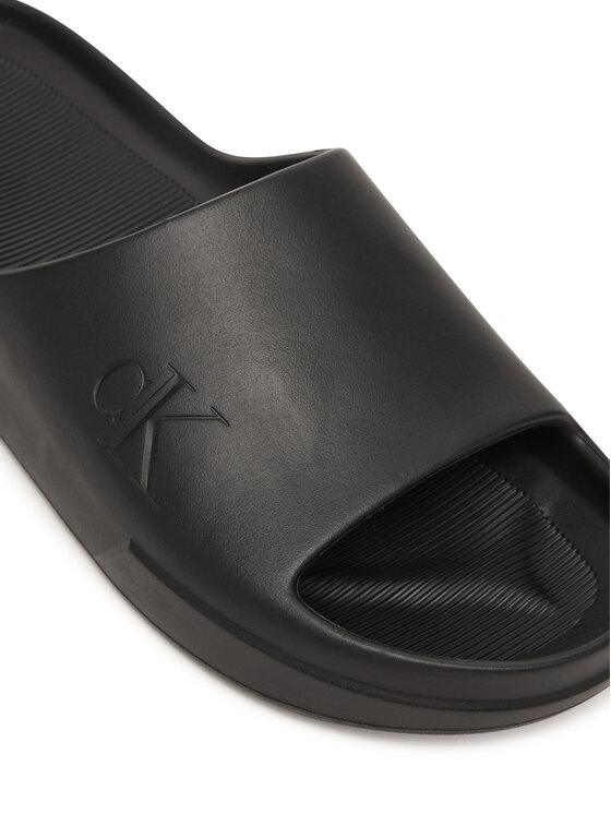 Calvin Klein Calvin Klein Natikači *J Chunky Slide Onepiece Ru YM0YM01394 Črna
