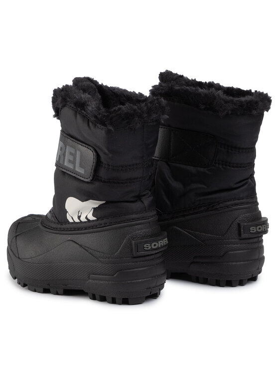 Sorel Sorel Μπότες Χιονιού Childrens Snow Commander NC1960 Μαύρο