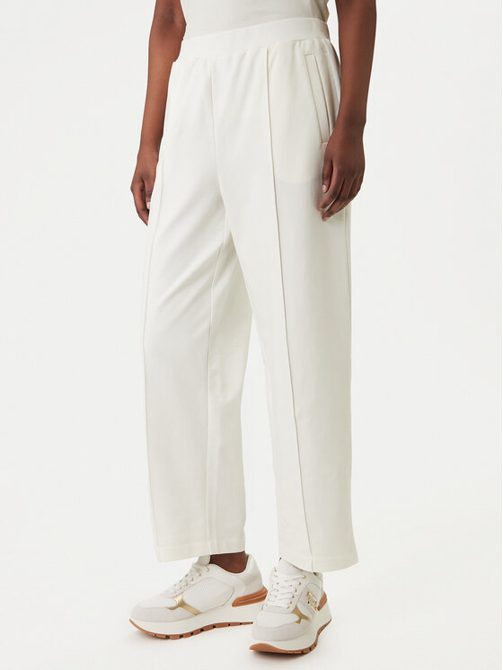 Liu Jo Sport Liu Jo Sport Pantaloni di tessuto TA6211 FS090 Écru Regular Fit
