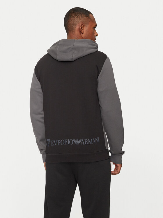 EA7 Emporio Armani EA7 Emporio Armani Džemperis 6DPM34 PJVTZ 1200 Juoda Regular Fit