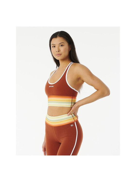 Rip Curl Rip Curl Top Mirage Trippin Tank Brązowy Regular Fit