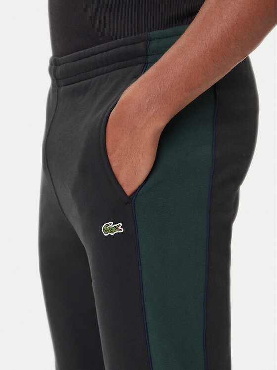 Lacoste Lacoste Spodnji del trenirke XH5923 Črna Regular Fit