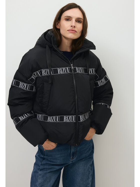 BIZUU BIZUU Vatovaná bunda TOKYO PUFFER WINTER JACKET Černá Standard Fit