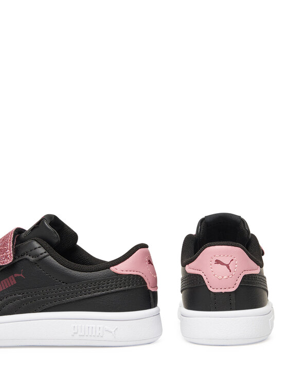 Puma Puma Sneakersy Smash 3.0 L Glitter Velcro V Inf 395610 07 Czarny